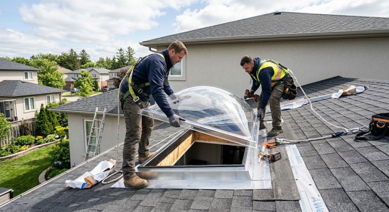 Dome Skylight Replacement in Puyallup, WA